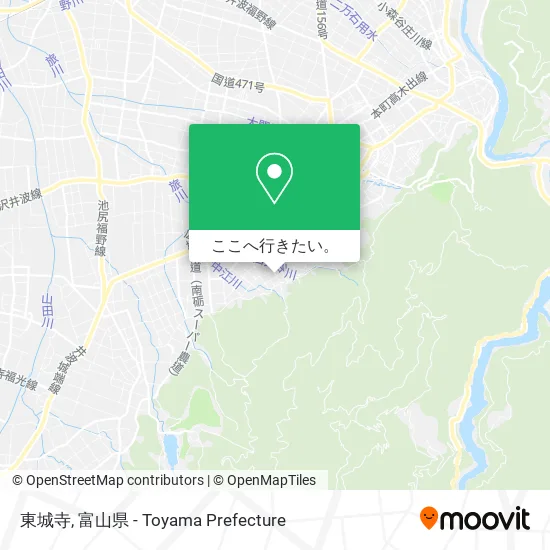 東城寺地図