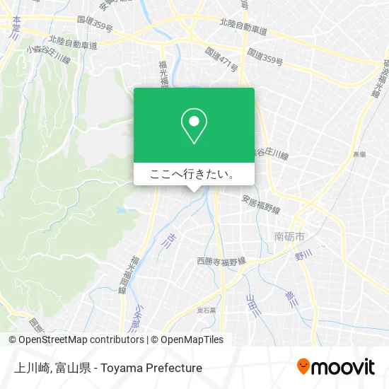 上川崎地図