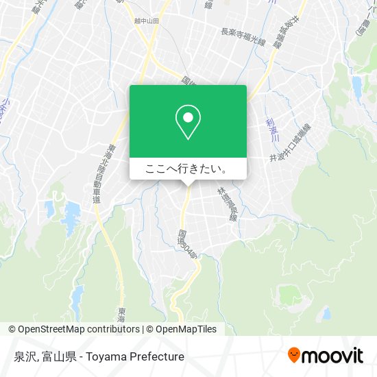 泉沢地図