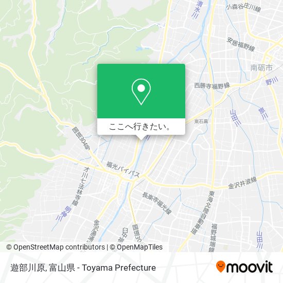 遊部川原地図