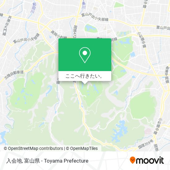 入会地地図