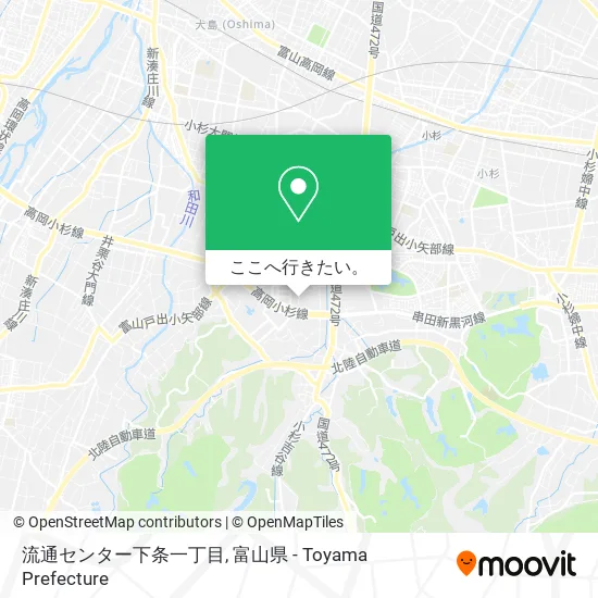 流通センター下条一丁目地図