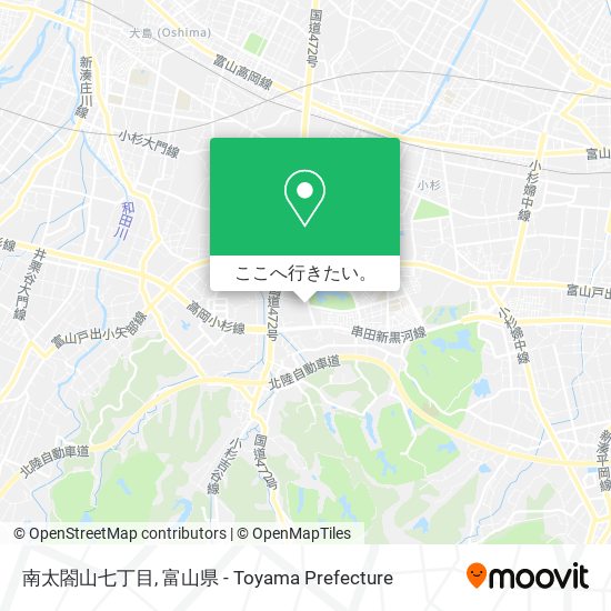 南太閤山七丁目地図