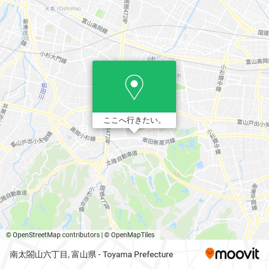 南太閤山六丁目地図