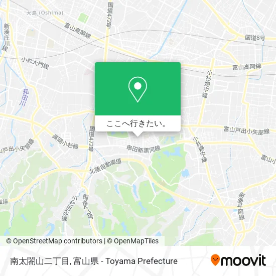 南太閤山二丁目地図