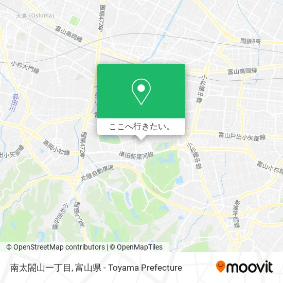 南太閤山一丁目地図