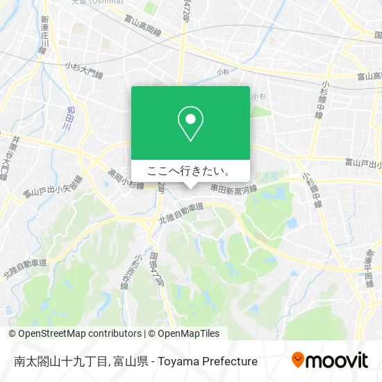 南太閤山十九丁目地図