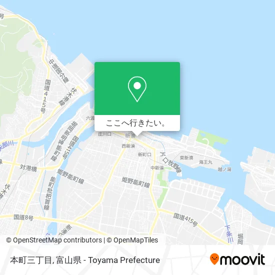 本町三丁目地図