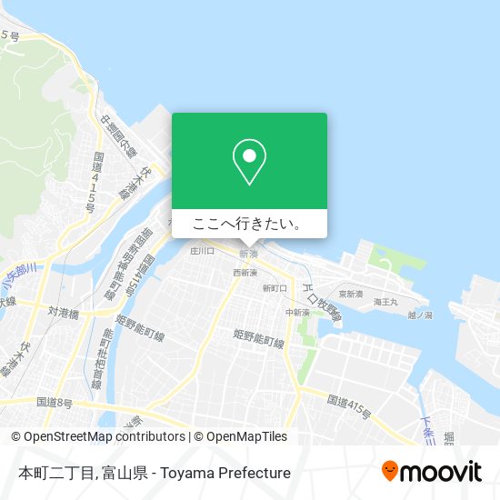 本町二丁目地図