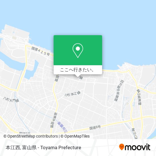 本江西地図