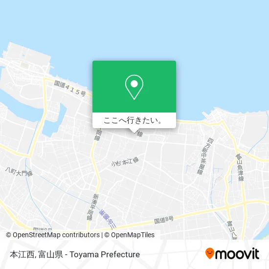 本江西地図