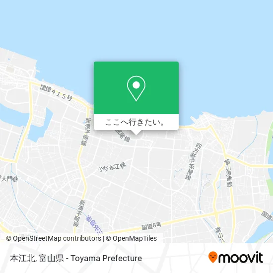 本江北地図