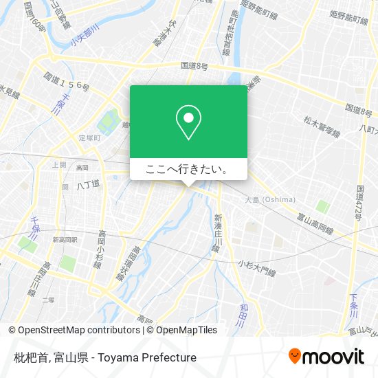 枇杷首地図