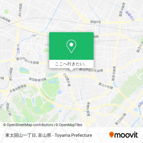 東太閤山一丁目地図