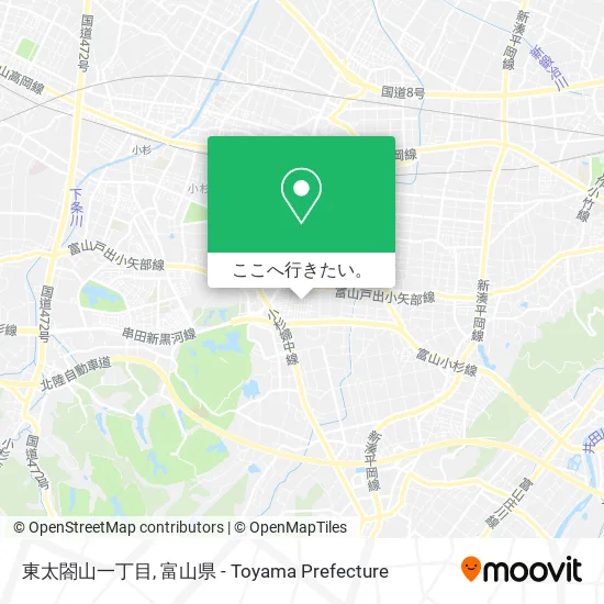 東太閤山一丁目地図