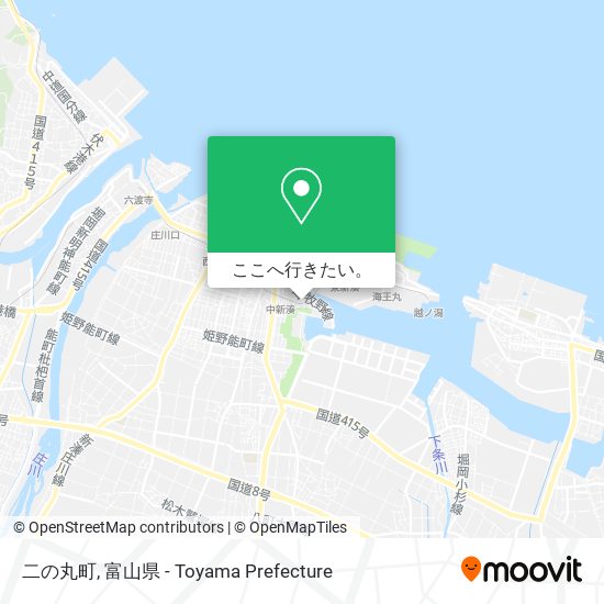 二の丸町地図