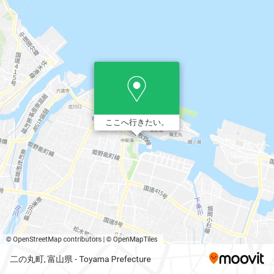 二の丸町地図