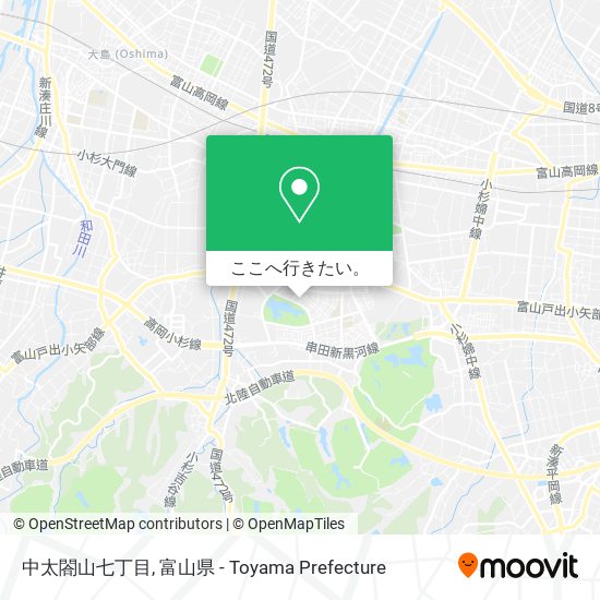 中太閤山七丁目地図