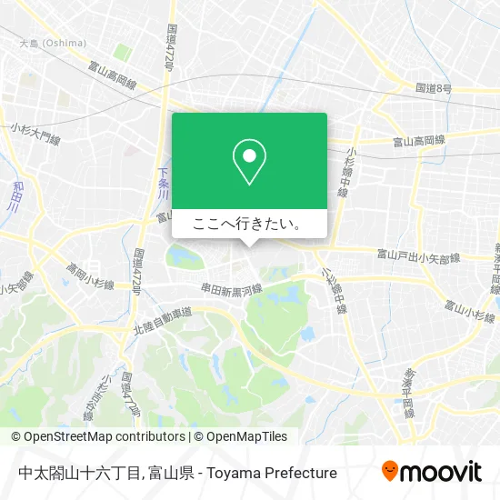 中太閤山十六丁目地図