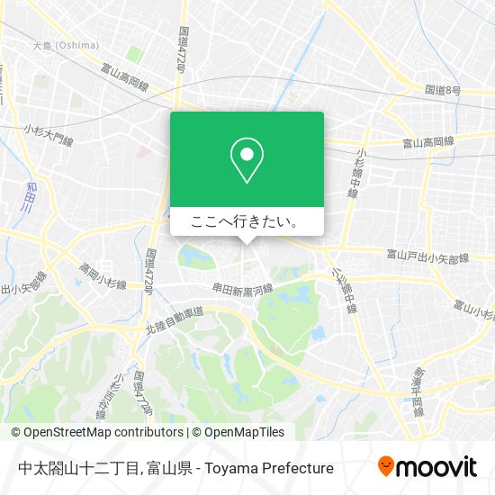 中太閤山十二丁目地図