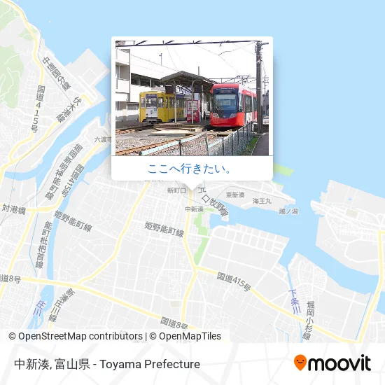 中新湊地図