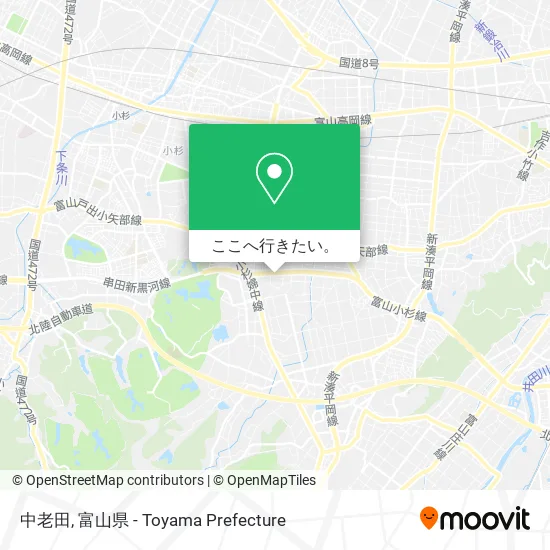 中老田地図