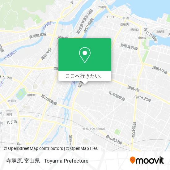 寺塚原地図