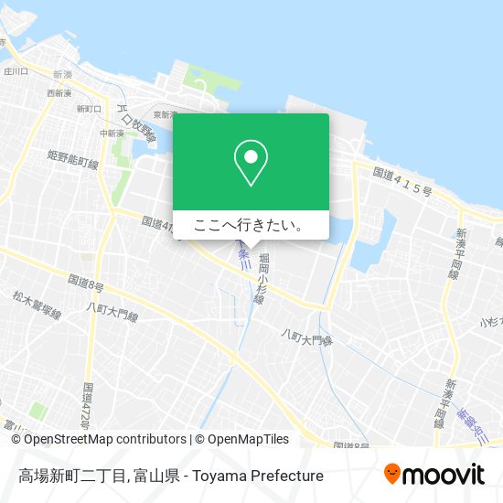 高場新町二丁目地図