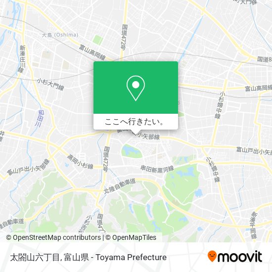 太閤山六丁目地図