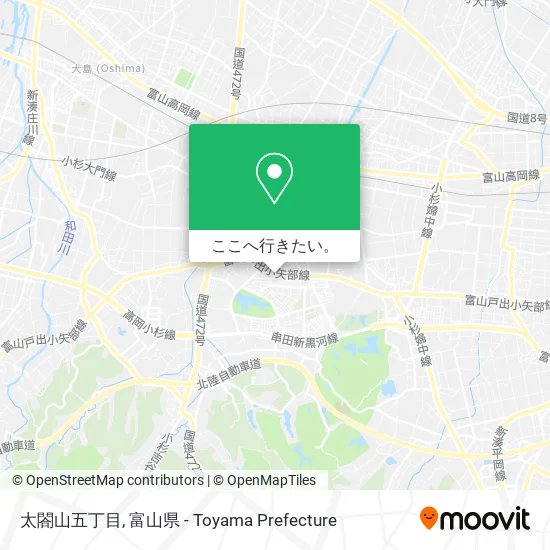 太閤山五丁目地図