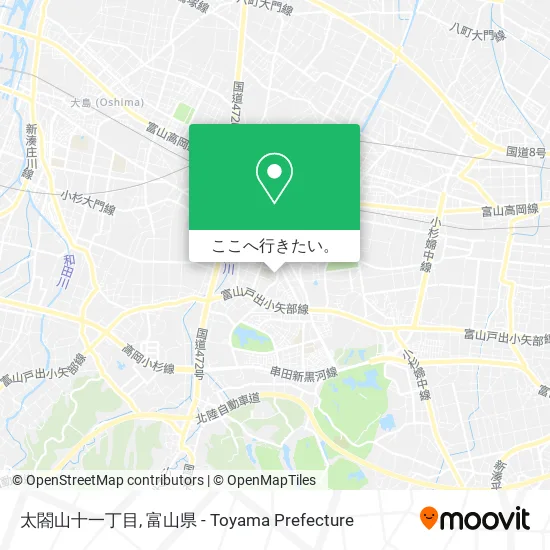 太閤山十一丁目地図