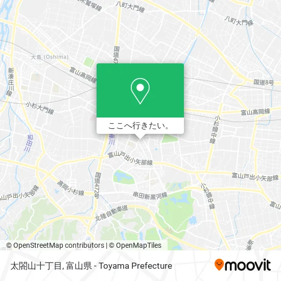 太閤山十丁目地図