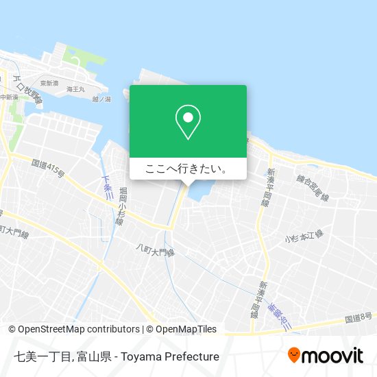 七美一丁目地図