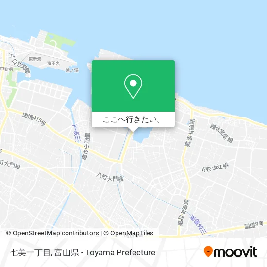 七美一丁目地図