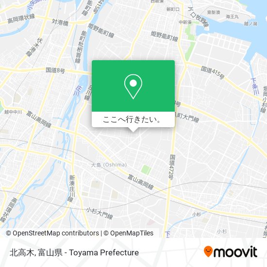 北高木地図