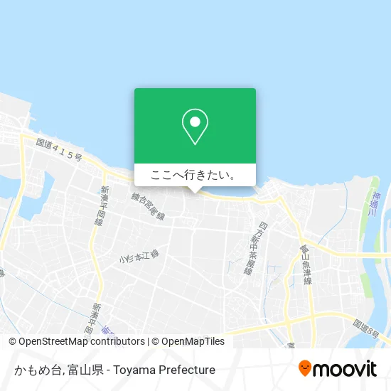 かもめ台地図