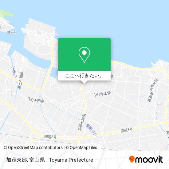 加茂東部地図
