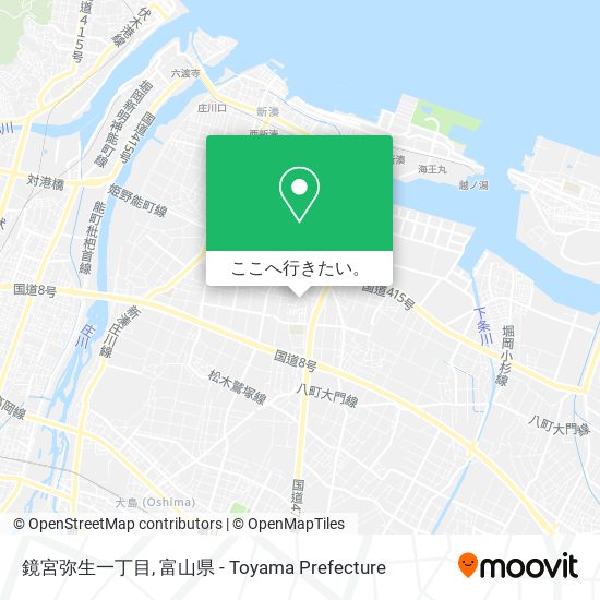 鏡宮弥生一丁目地図