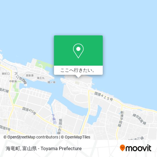 海竜町地図