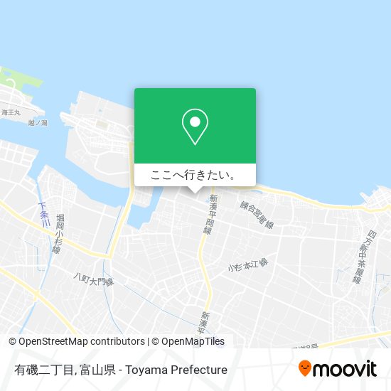 有磯二丁目地図