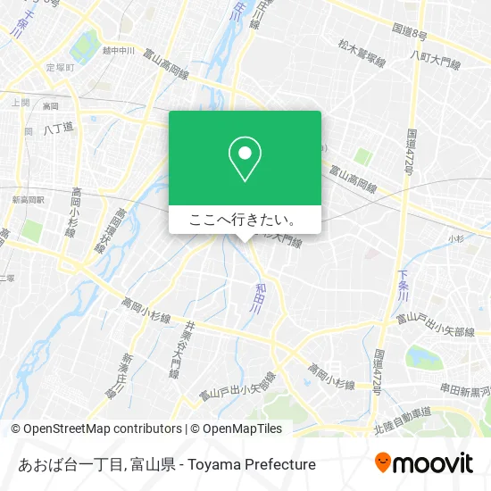 あおば台一丁目地図