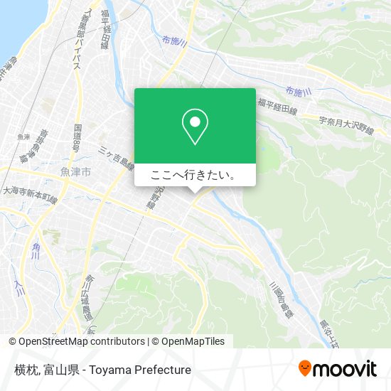 横枕地図