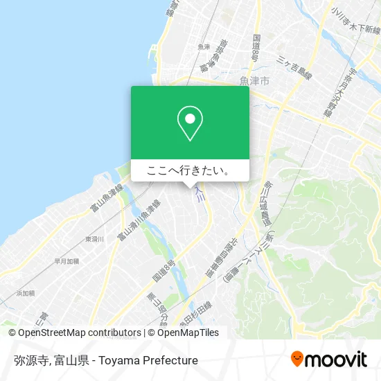 弥源寺地図