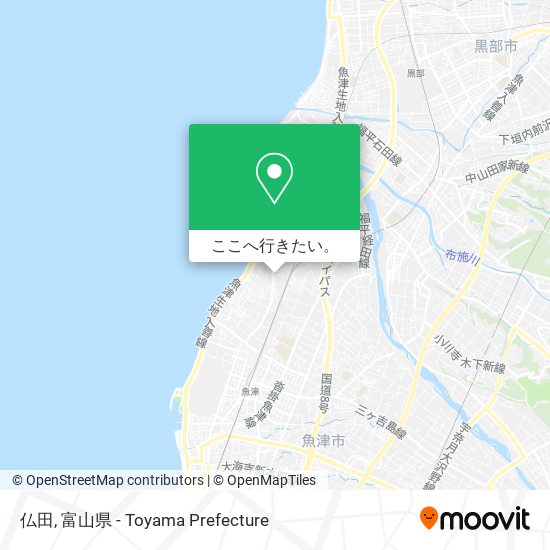 仏田地図