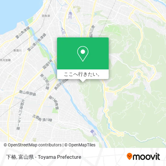 下椿地図
