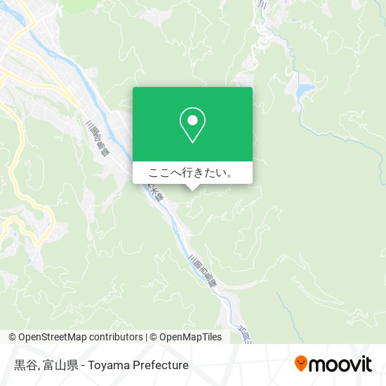 黒谷地図