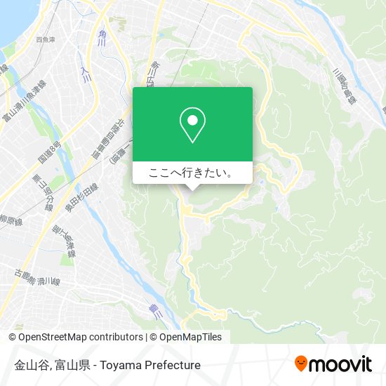金山谷地図