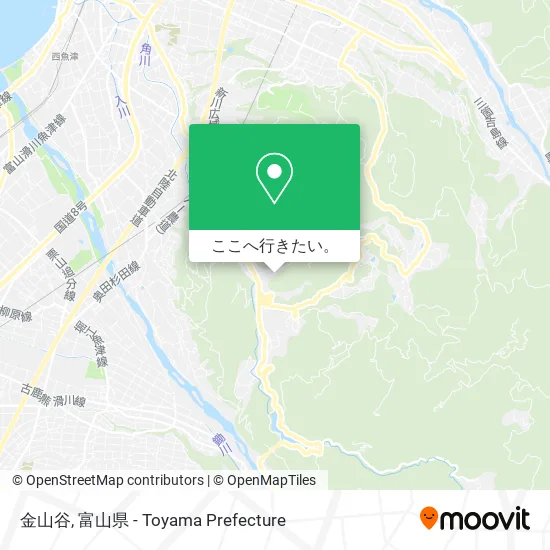 金山谷地図