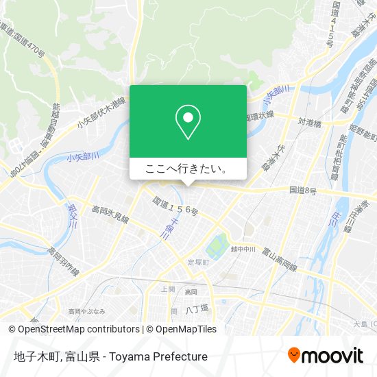 地子木町地図