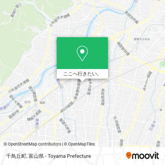 千鳥丘町地図